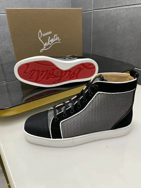 christian louboutin high top chaussures pour homme s_12431a13